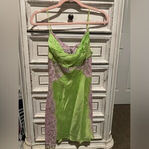 For Love and Lemons Mini Slip Dress